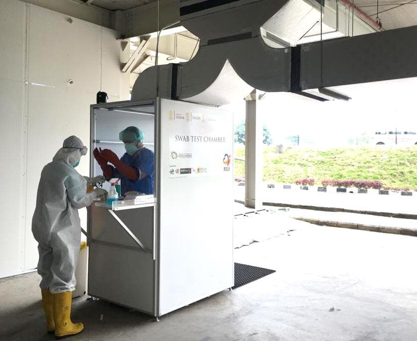 Bilik Test Swab UI Raih Penghargaan Top 21 Inovasi COVID-19 dari Kementerian PANRB