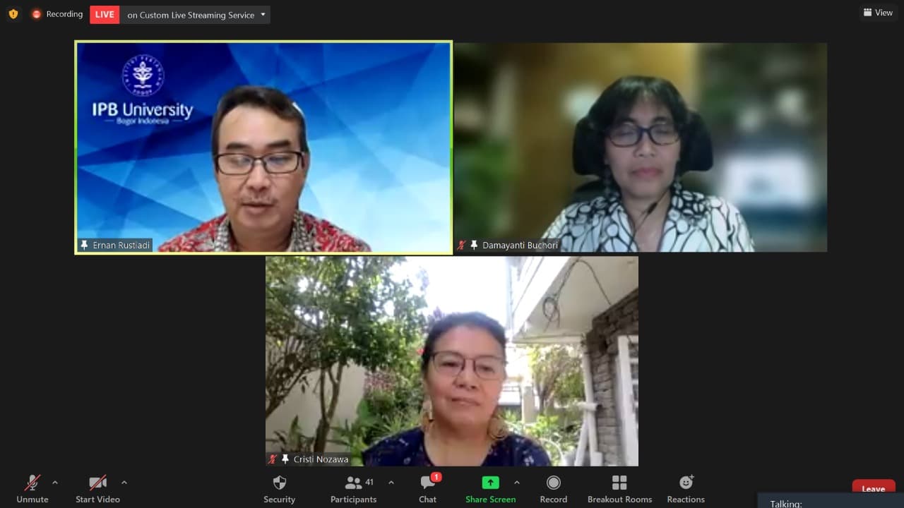 CTSS IPB University Hadirkan Dirjen Budaya bahas Sains Keberlanjutan dari Pengetahuan Lokal