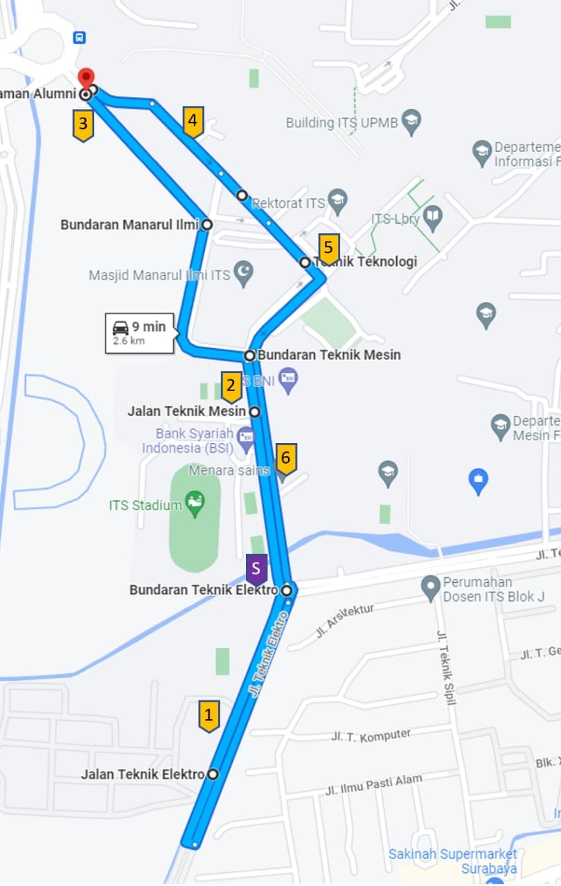 Mobil Autonomous iCar Resmi Layani Transportasi di Kampus ITS