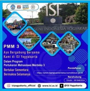 ISI Yogyakarta Menjadi Penyelenggara Program Pertukaran Mahasiswa Merdeka Tahun 2023