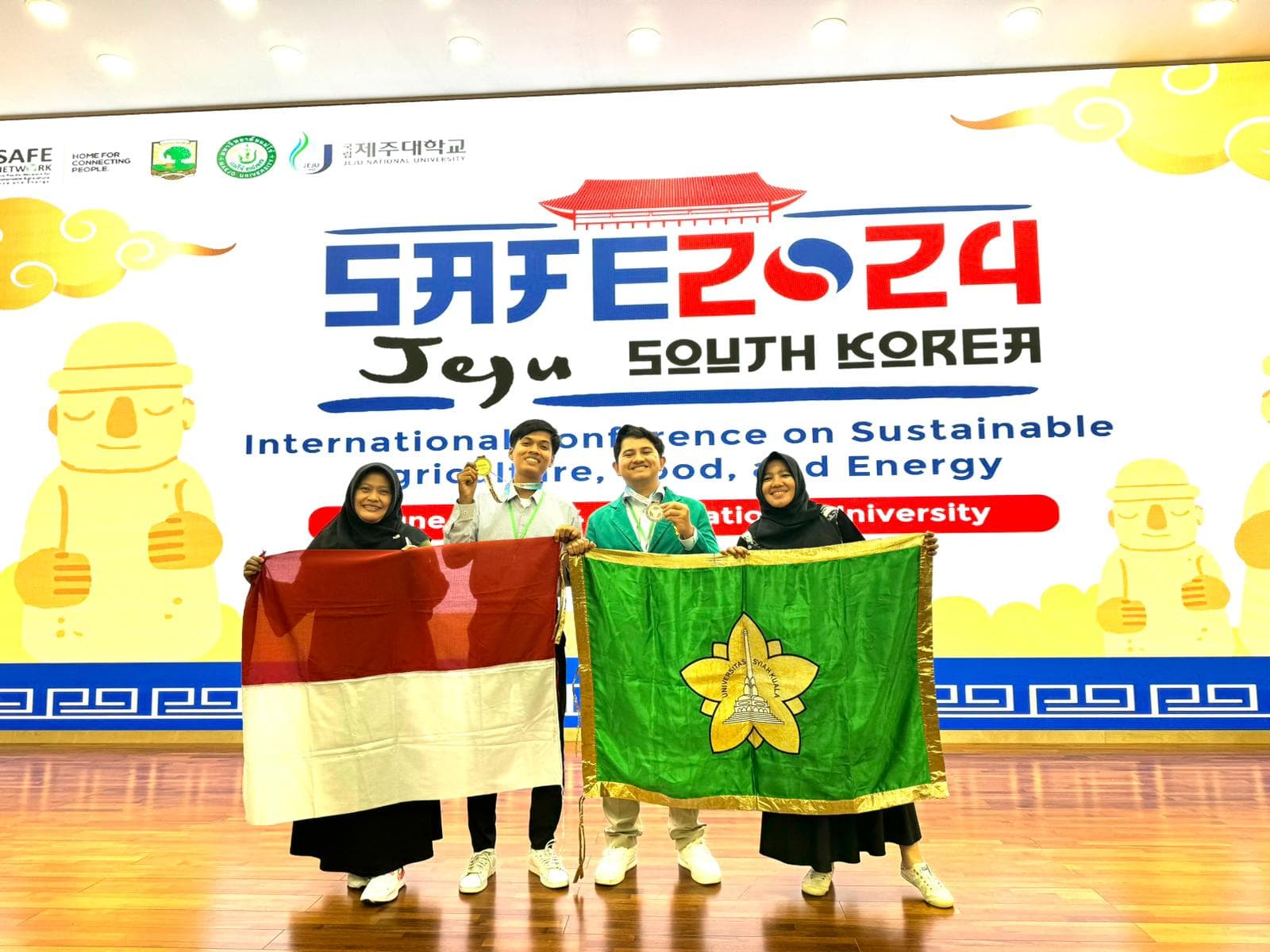 Mahasiswa USK Raih Emas  pada Kompetisi Produk Inovasi di Korsel