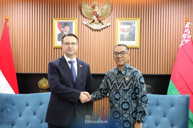 Mendiktisaintek Courtesy call Ambasador Of Belarus