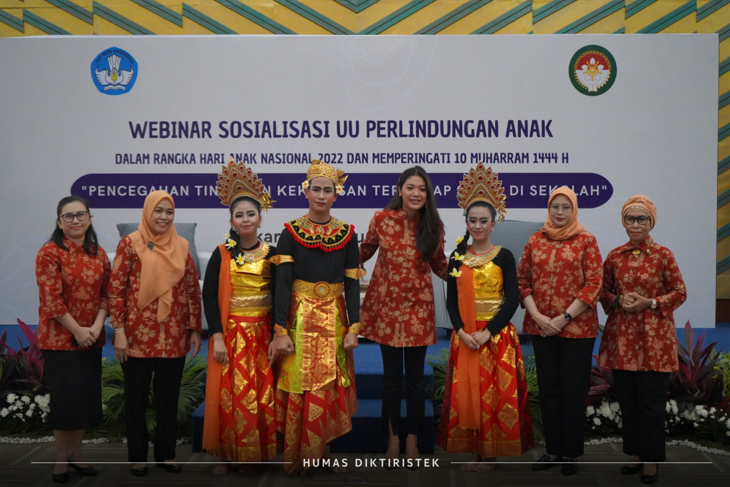 Peringati Hari Anak Nasional 2022, DWP Ditjen Diktiristek Ikuti Sosialisasi UU Perlindungan Anak