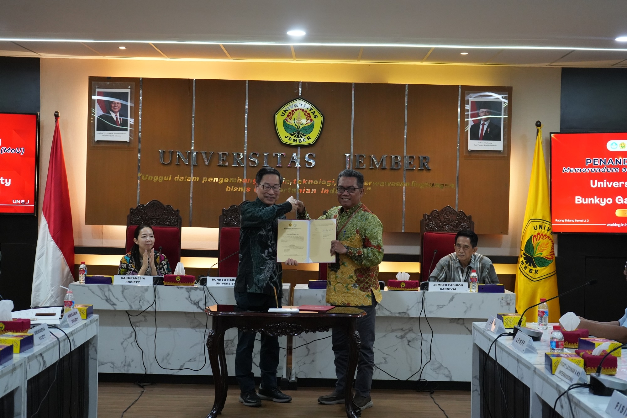 Bunkyo Gakuin University Jepang Jalin Kerja Sama Dengan UNEJ