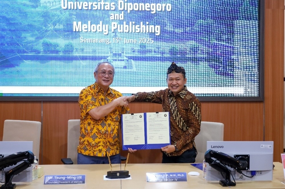 UNDIP dan Melody Publishing Taiwan Jajaki Kolaborasi Bidang Edukasi dan Akademik