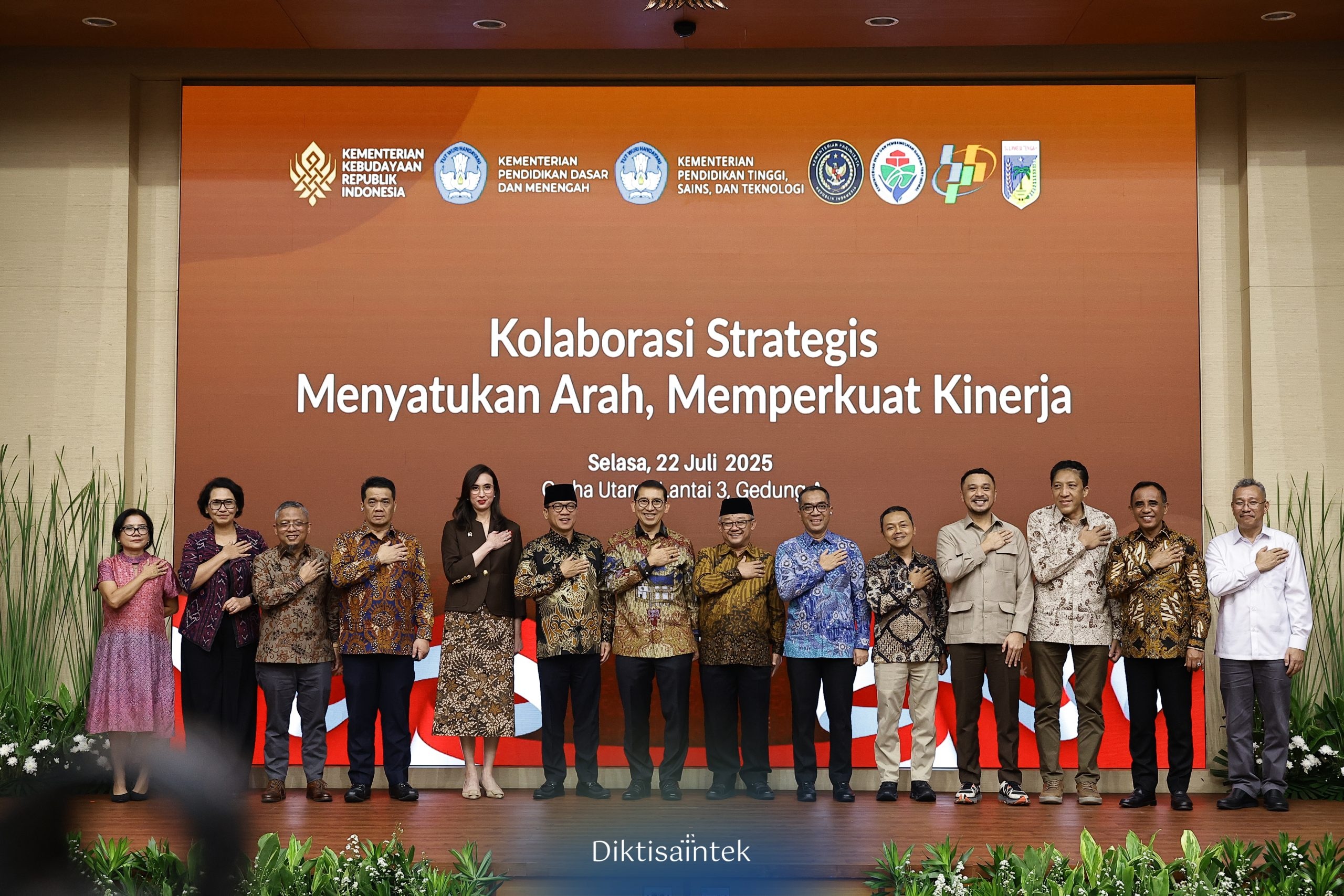 Kemdiktisaintek dan Kementerian Kebudayaan Pacu Sinergi Bidang Pendidikan Tinggi, Sains, Teknologi dan Kebudayaan