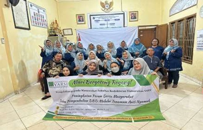 Universitas Yarsi Tingkatkan Peran Kader Jumantik Lewat Inovasi Edukasi Tanaman Anti Nyamuk di Wilayah Endemis DBD