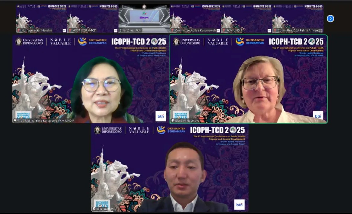 Seminar Internasional ke-6 FKM UNDIP Dihadiri 403 Peserta dari Berbagai Negara, Bahas Ketahanan Kesehatan Hadapi Perubahan Iklim