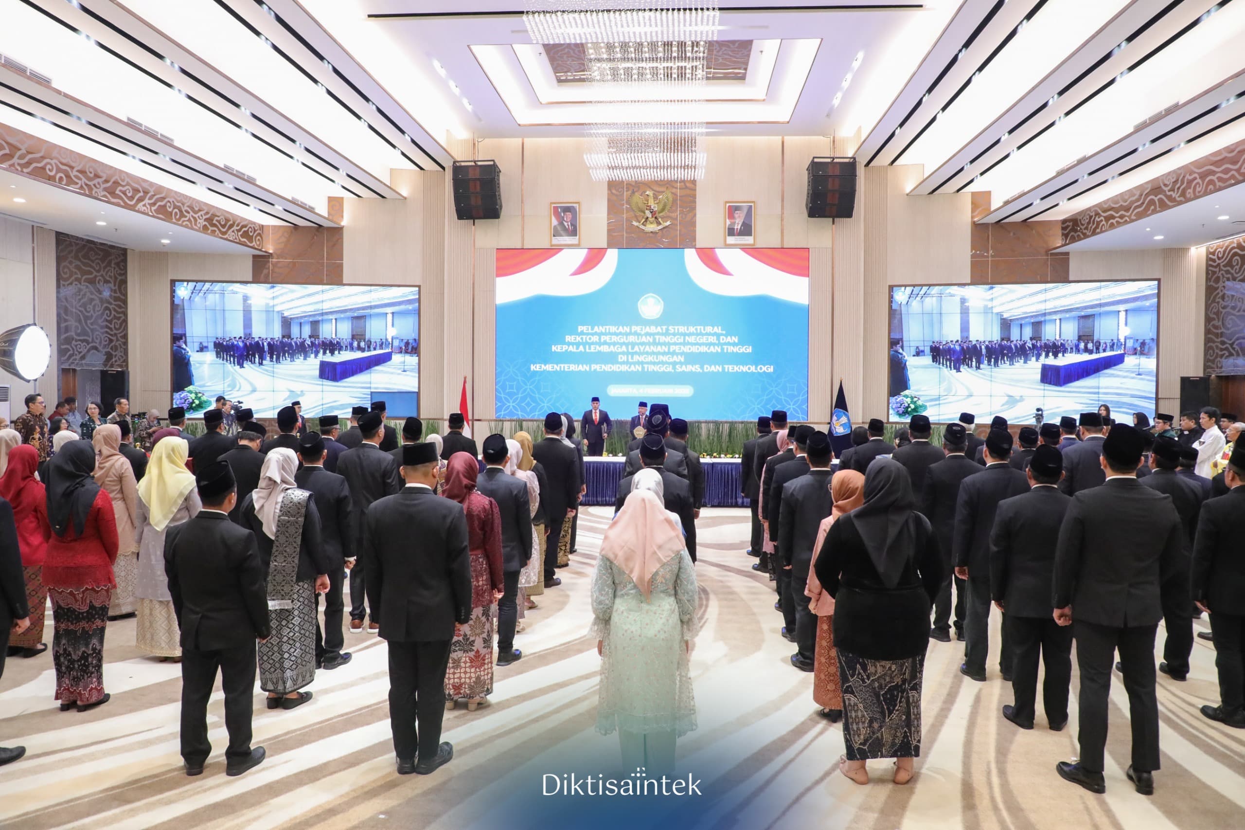 Pelantikan Pejabat di Lingkungan Kemdiktisaintek